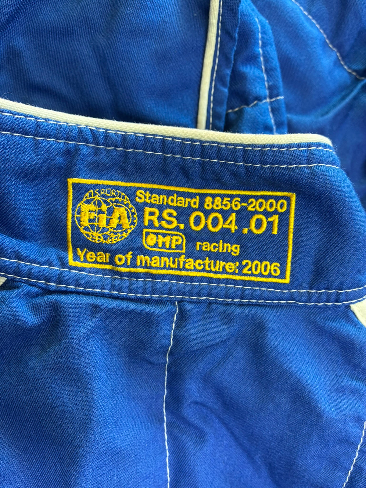Used. OMP racing suits.