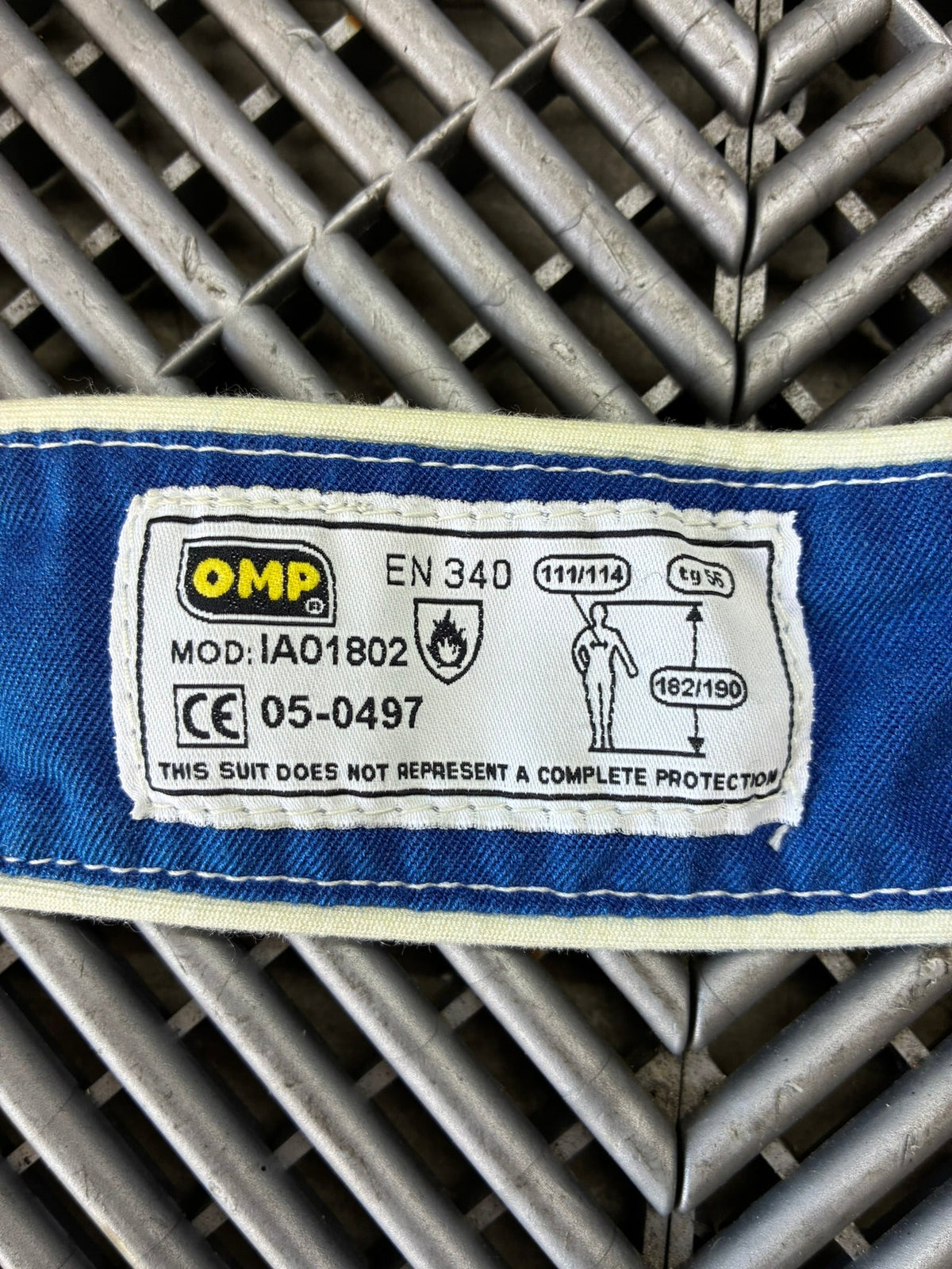 Used. OMP racing suits.