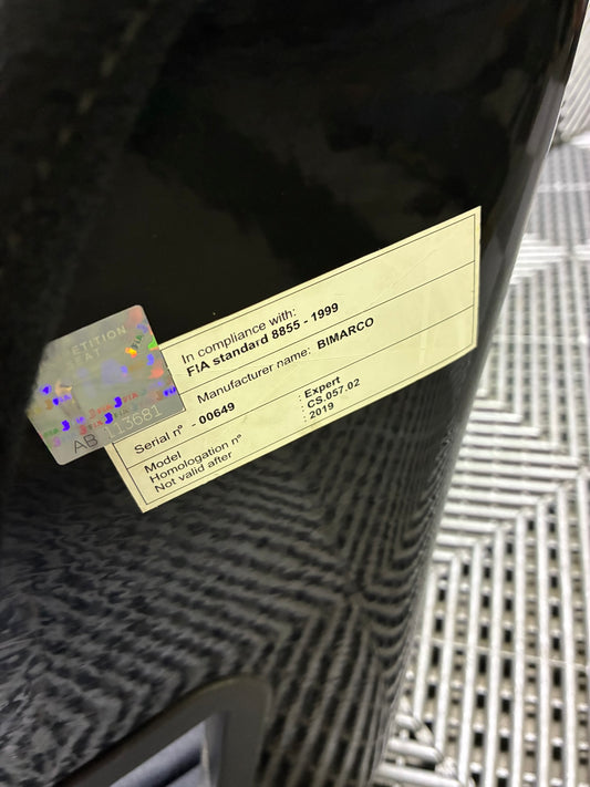 Used. Bimarco Expert race seat. Nürburgring Edition
