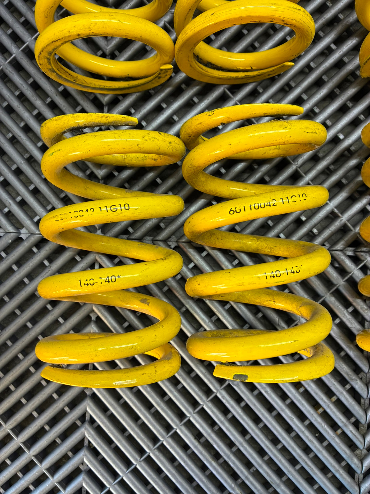 Used. KW Coilovers springs 100/120/140 N/mm   140 mm