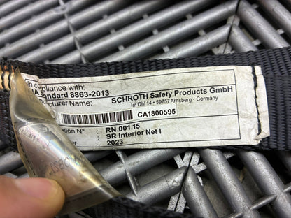 Used. Schroth interior net.