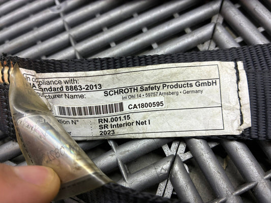 Used. Schroth interior net.