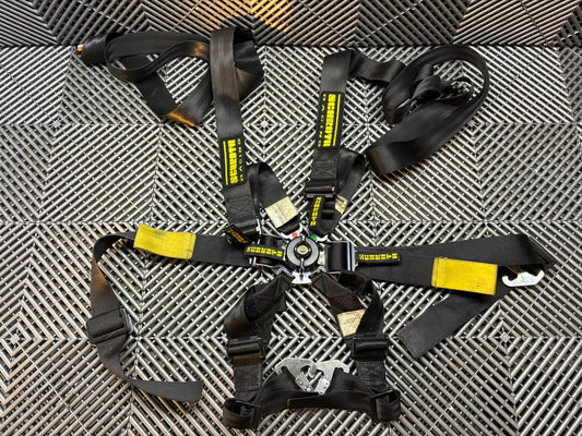Used. 6 point SCHROTH Racing Harness.