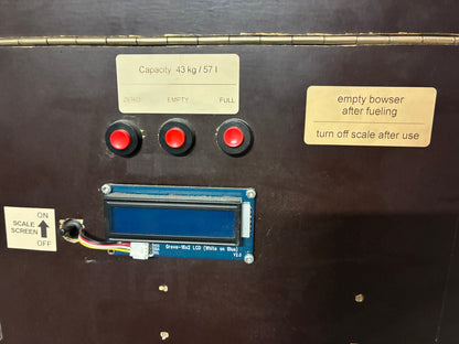 Used.  57L. Mobile fueling bowser (fuel transfer station)