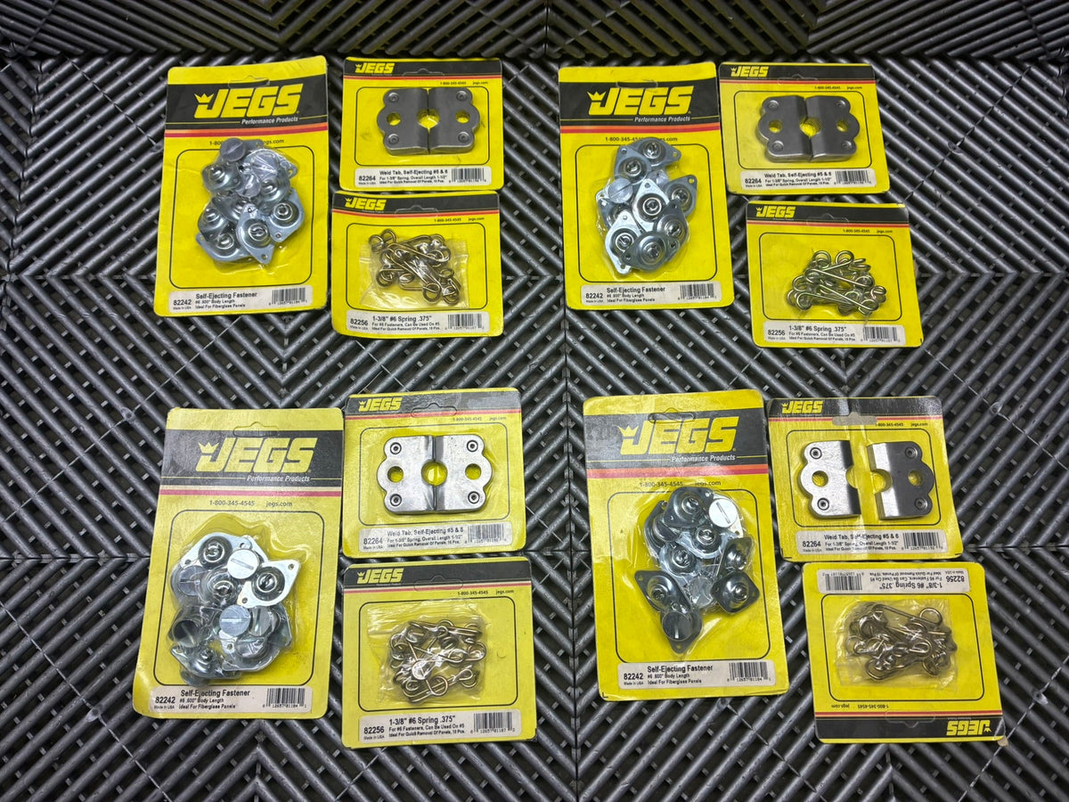 New. JEGS Self-Ejecting Quick Fasteners kit