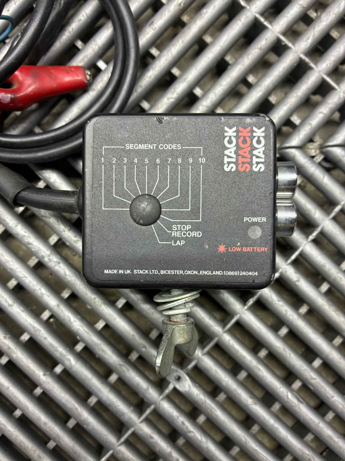 Used.Stack Infrared Lap Timing System Trackside Beacon and Receiver ST544/ ST543