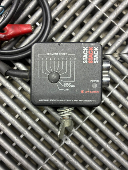 Used.Stack Infrared Lap Timing System Trackside Beacon and Receiver ST544/ ST543