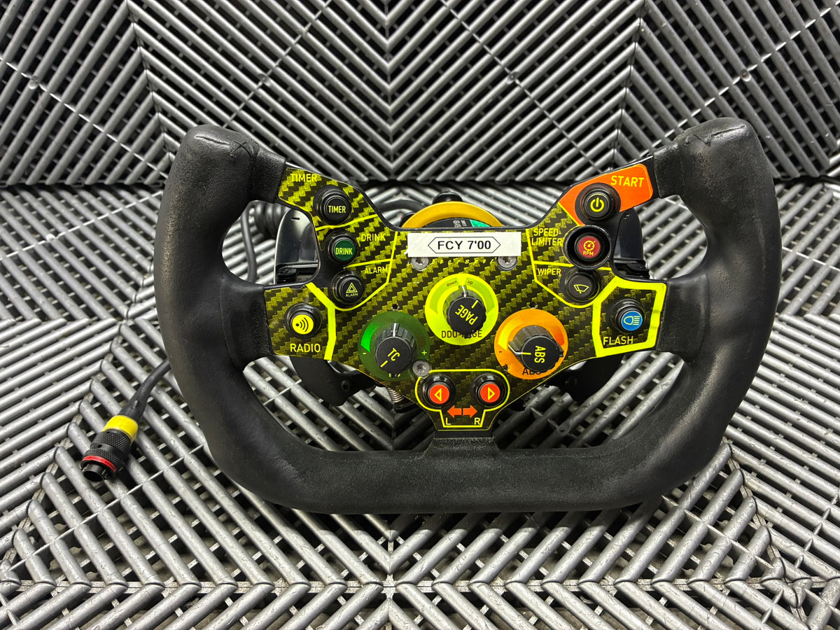 Used. Complete Huracan / Audi R8 LMS GT3 steering wheel