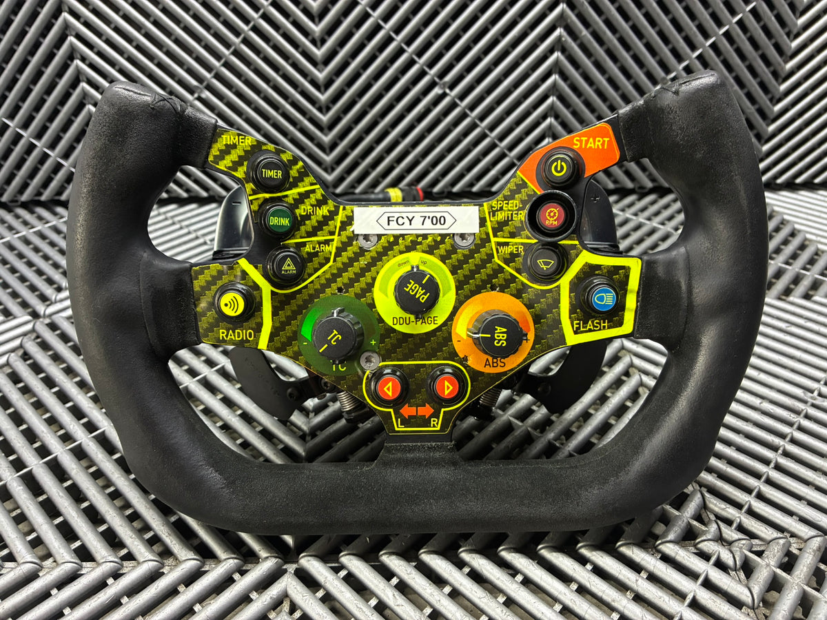 Used. Complete Huracan / Audi R8 LMS GT3 steering wheel