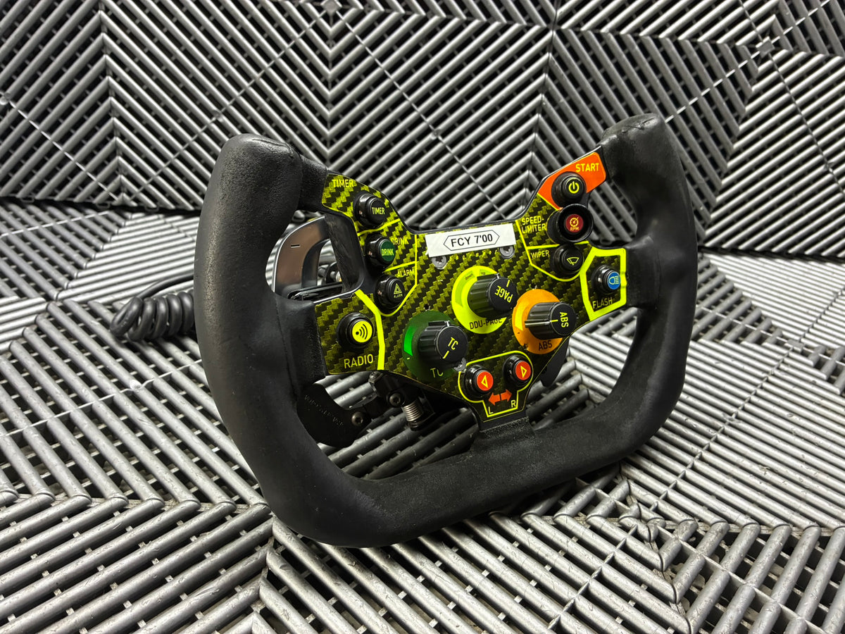 Used. Complete Huracan / Audi R8 LMS GT3 steering wheel