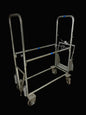 Used. Two-tier motorsport tyre / wheel trolleys
