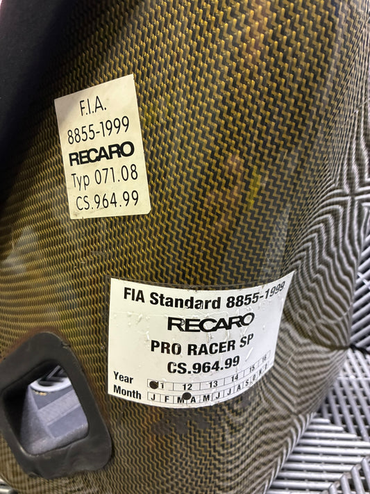 Used. Recaro pro racer Carbon seat.
