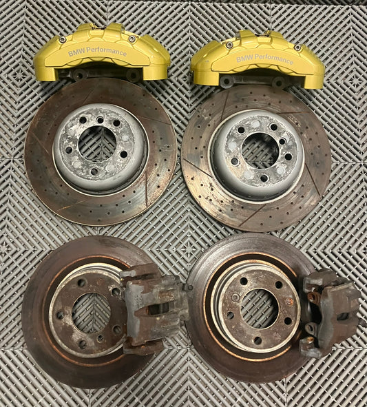 Used. BMW E9x E8X performance brake kit.