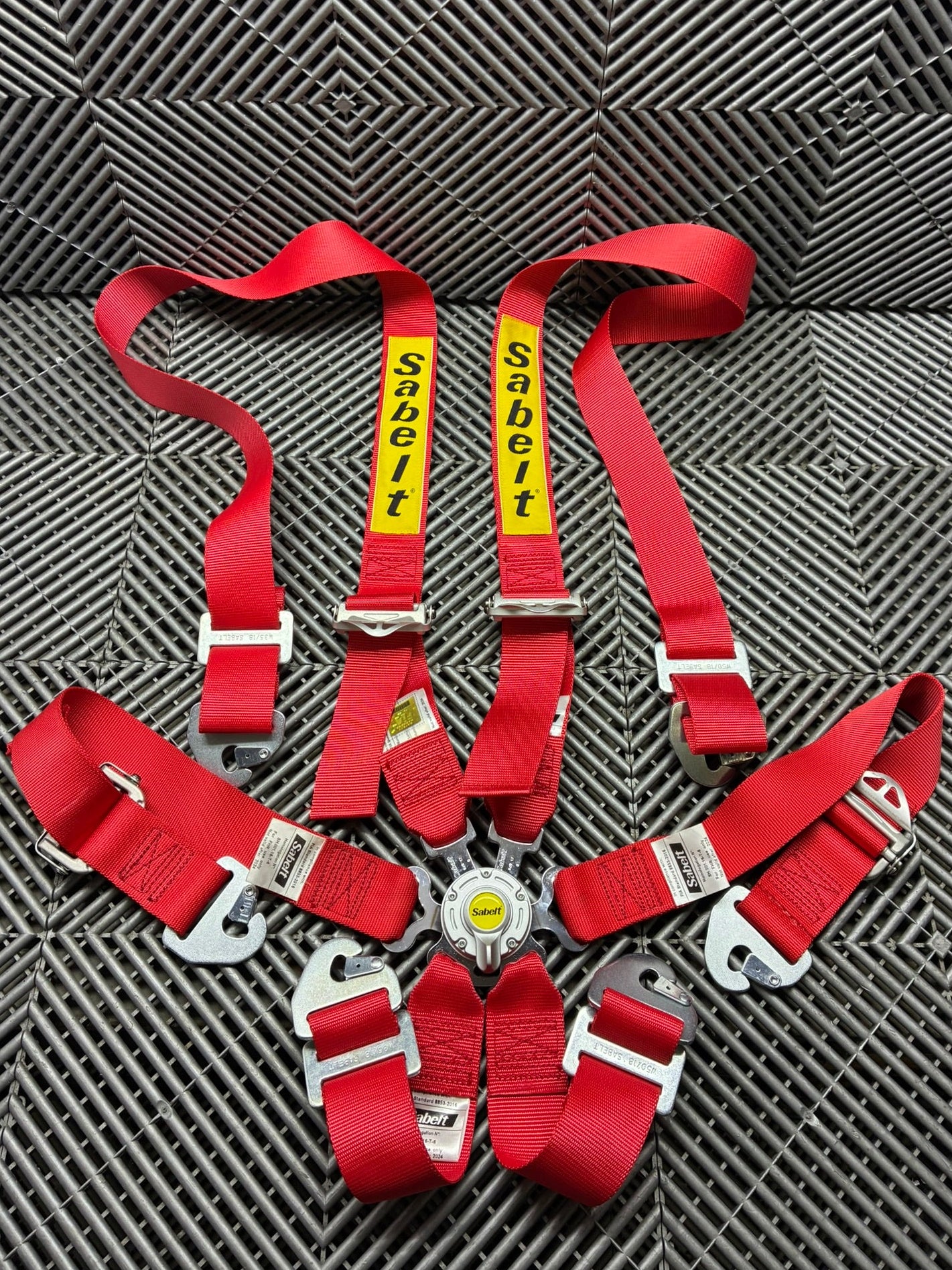 Used. 6 point Sabelt Racing Harness.