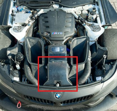 Used. Bmw motorsport GT3 Z4 carbon fiber front airbox part